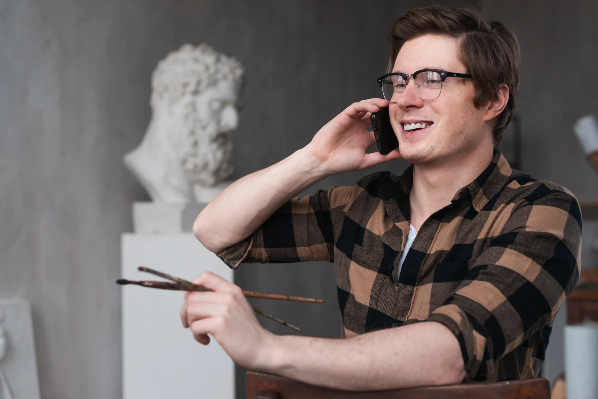 Clients en contact direct avec l'artisan