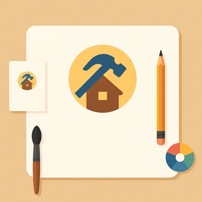 Logo artisan professionnel