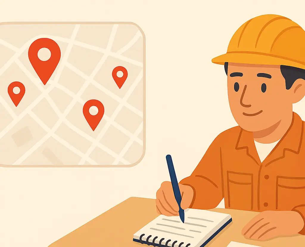 Checklist off market chantiers