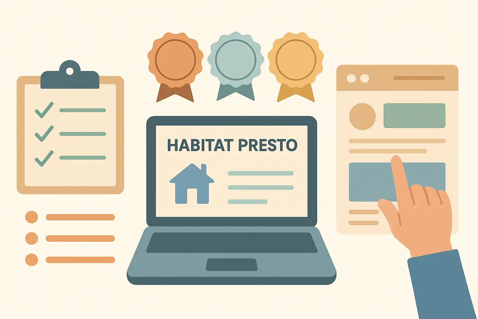 Système de fonctionnement Habitat Presto