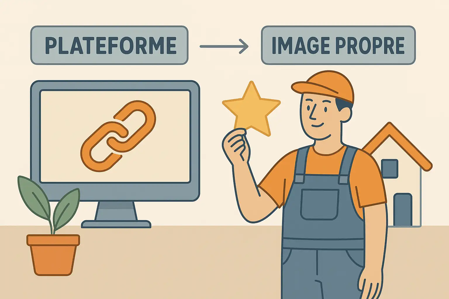Comparaison plateformes vs image propre